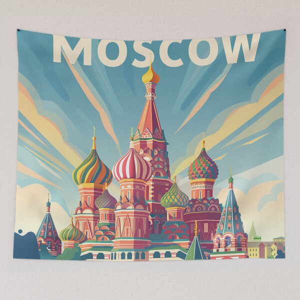 Item preview, Moscow Art Moscow Print designed and sold by nomiraclehere.
