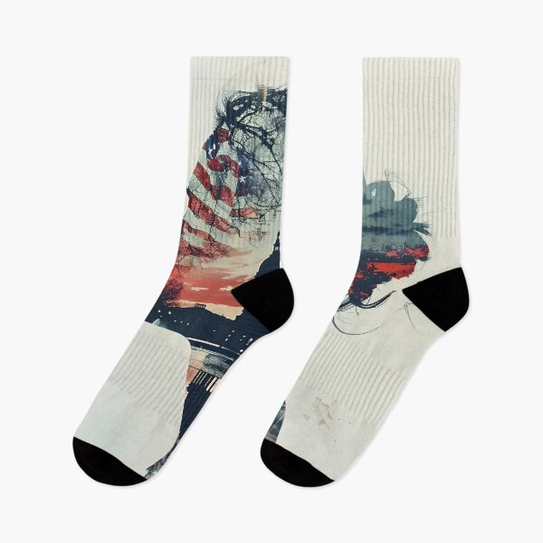 Item preview, Patriotic Woman Double Exposure designed and sold by dcrc.
