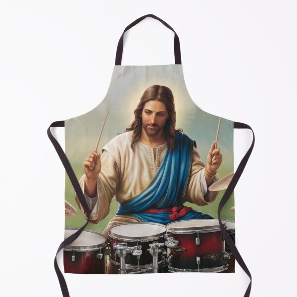 Item preview, JESUS DRUMMER" : JESUS PLAYING DRUM designed and sold by Obinne.
