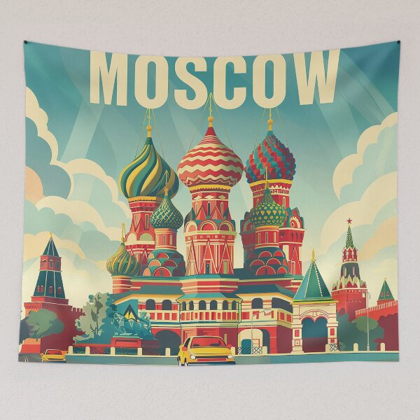 Item preview, Moscow Art Moscow Print designed and sold by nomiraclehere.