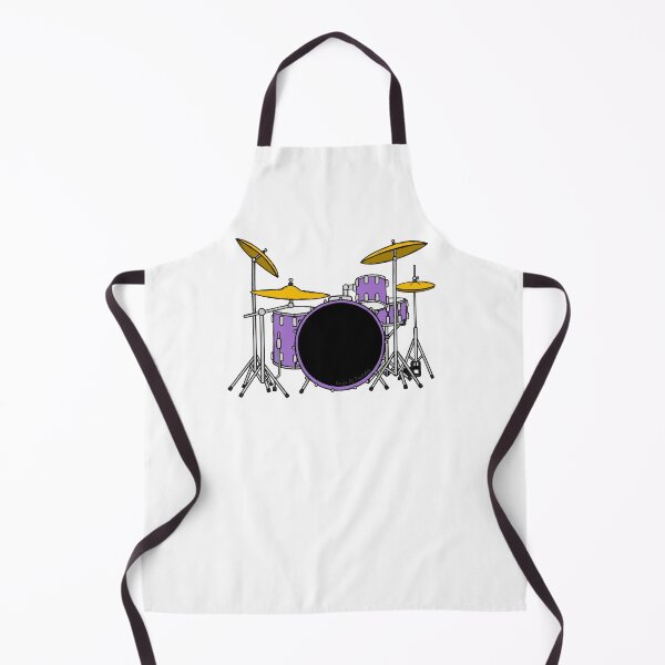 Item preview, Purple Drum Kit Drummer Musician designed and sold by doodlerob.