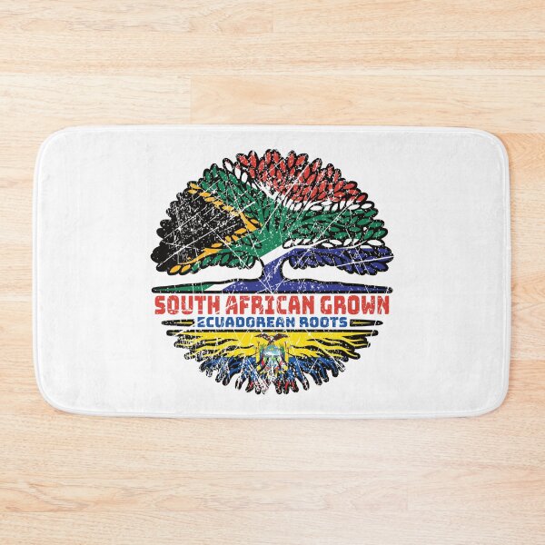 Item preview, Ecuador Ecuadorian Ecuadorean Ecuadoran South African South Africa Tree Roots Flag designed and sold by FlagX.