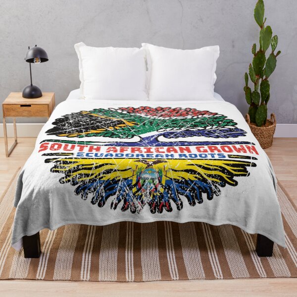 Item preview, Ecuador Ecuadorian Ecuadorean Ecuadoran South African South Africa Tree Roots Flag designed and sold by FlagX.