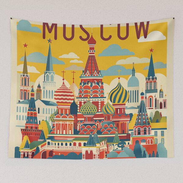 Item preview, Moscow Art Moscow Print designed and sold by nomiraclehere.