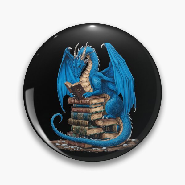 Item preview, Book Lover Bookworm Reading Books Dragon designed and sold by BlueBerry-Pengu.