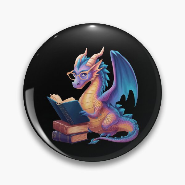 Item preview, Bookworm Book Lover Women Girls Dragon Reading designed and sold by BlueBerry-Pengu.