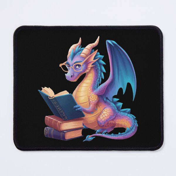 Item preview, Bookworm Book Lover Women Girls Dragon Reading designed and sold by BlueBerry-Pengu.
