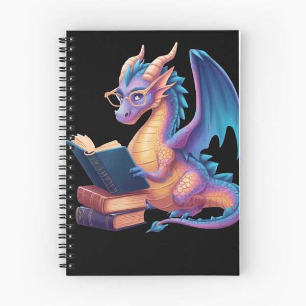 Item preview, Bookworm Book Lover Women Girls Dragon Reading designed and sold by BlueBerry-Pengu.