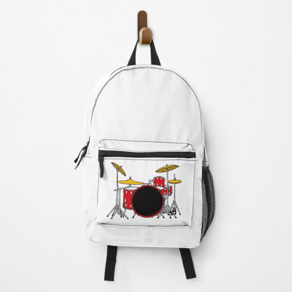Item preview, Red Drum Kit Drummer Musician designed and sold by doodlerob.