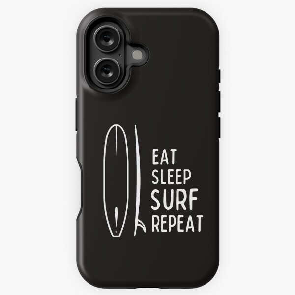 Item preview, Eat Sleep Surf Repeat fun design for surf lover designed and sold by GoodVibeStore24.