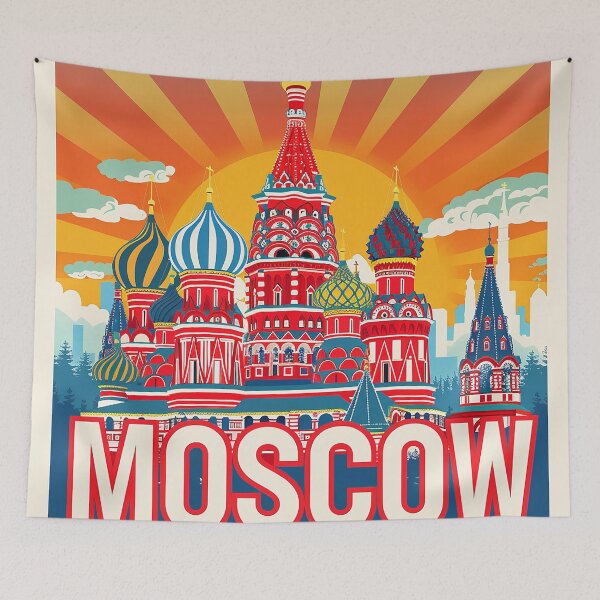 Item preview, Moscow Art Moscow Print designed and sold by nomiraclehere.