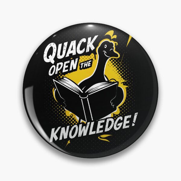 Item preview, QUACK OPEN THE KNOWLEDGE! Dive into a World of Knowledge and Imagination designed and sold by SplashTastic.