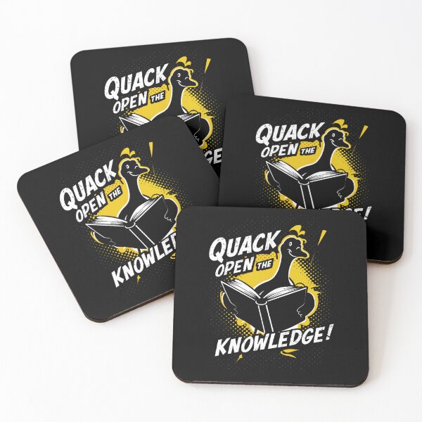 Item preview, QUACK OPEN THE KNOWLEDGE! Dive into a World of Knowledge and Imagination designed and sold by SplashTastic.