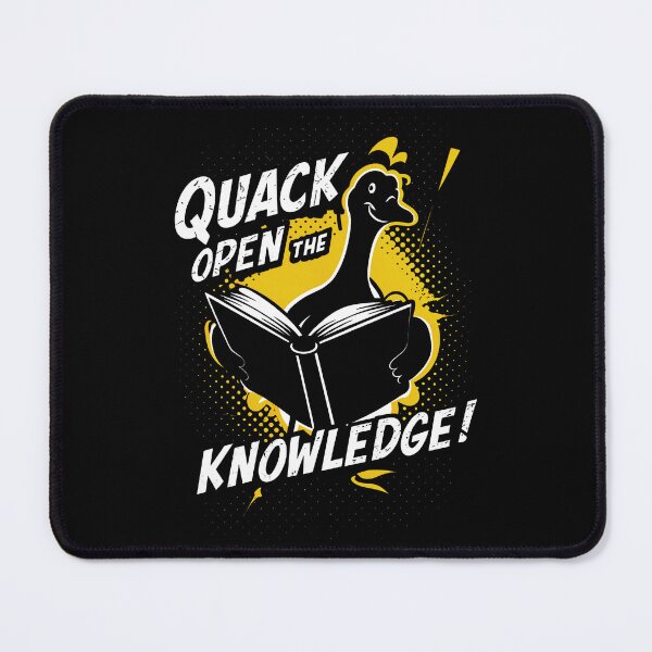 Item preview, QUACK OPEN THE KNOWLEDGE! Dive into a World of Knowledge and Imagination designed and sold by SplashTastic.