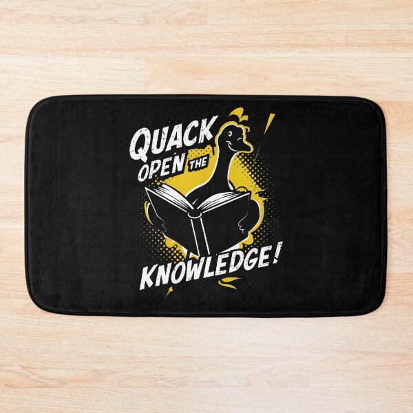 Item preview, QUACK OPEN THE KNOWLEDGE! Dive into a World of Knowledge and Imagination designed and sold by SplashTastic.