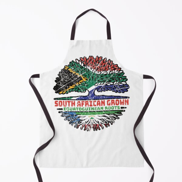 Item preview, Equatorial Guinea Equatoguinean South African South Africa Tree Roots Flag designed and sold by FlagX.