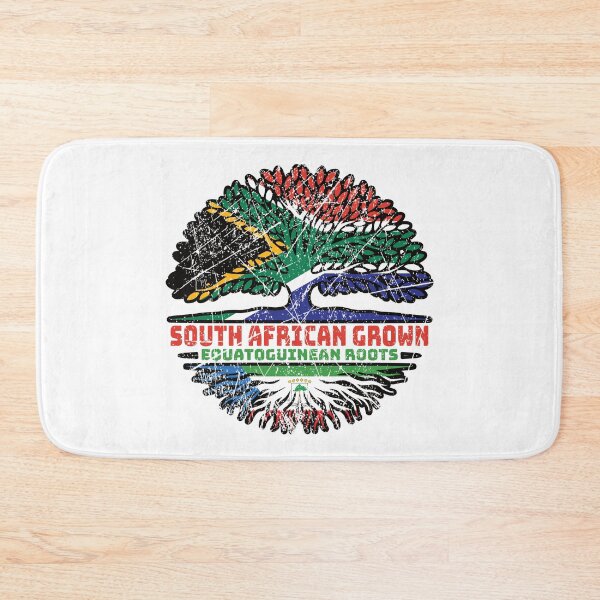 Item preview, Equatorial Guinea Equatoguinean South African South Africa Tree Roots Flag designed and sold by FlagX.