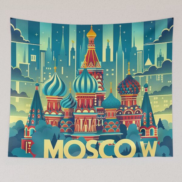 Item preview, Moscow Art Moscow Print designed and sold by nomiraclehere.