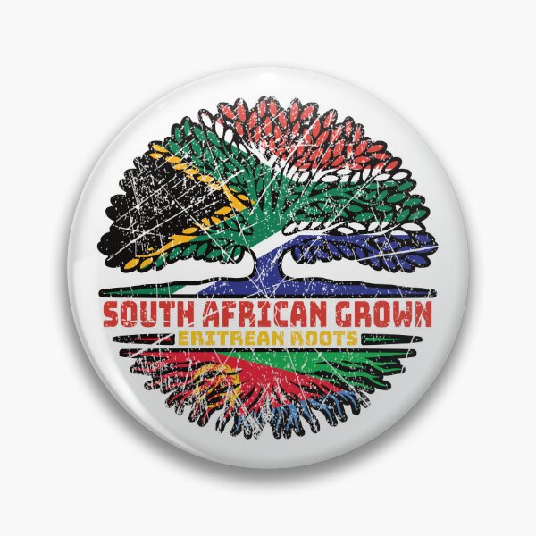 Item preview, Eritrea Eritrean South African South Africa Tree Roots Flag designed and sold by FlagX.