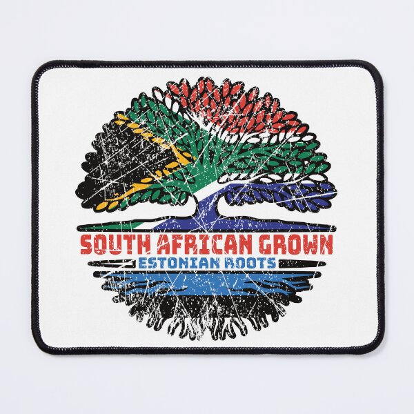 Item preview, Estonia Estonian South African South Africa Tree Roots Flag designed and sold by FlagX.
