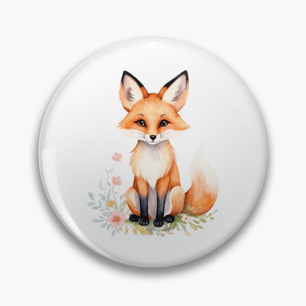 Item preview, Whimsical Watercolor Fox designed and sold by Victoria Riabov.