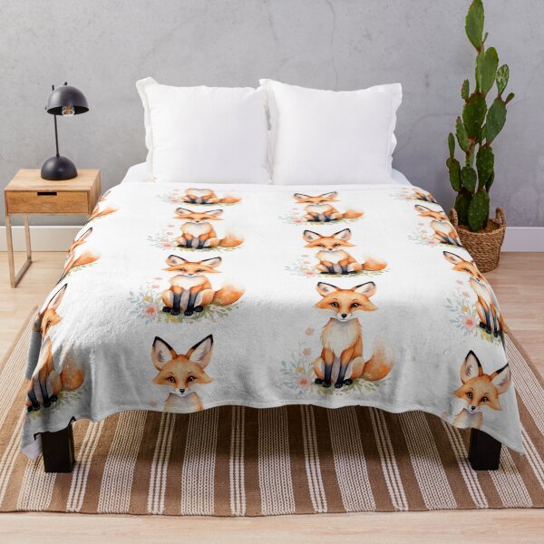 Item preview, Whimsical Watercolor Fox designed and sold by Victoria Riabov.