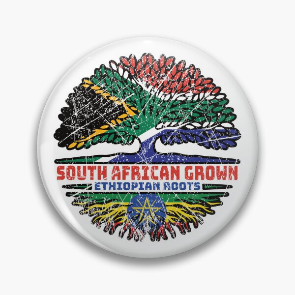 Item preview, Ethiopia Ethiopian South African South Africa Tree Roots Flag designed and sold by FlagX.