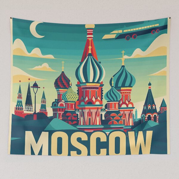 Item preview, Moscow Art Moscow Print designed and sold by nomiraclehere.