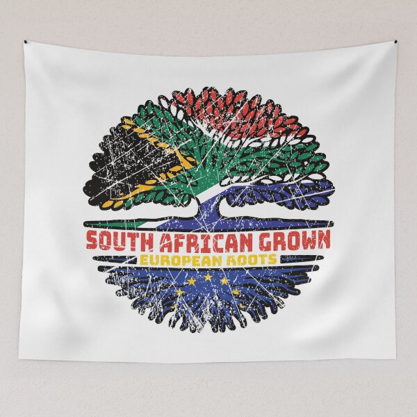 Item preview, European Union EU Europe South African South Africa Tree Roots Flag designed and sold by FlagX.