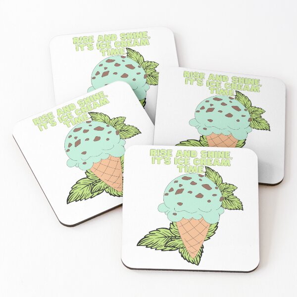 Item preview, Mint chocolate chip ice cream cone  designed and sold by priyankajustine.