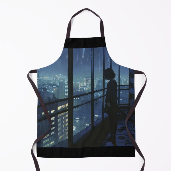 Artikelvorschau, Cityscape – sad anime manga girl panorama entworfen und verkauft von ForsakenFrames.