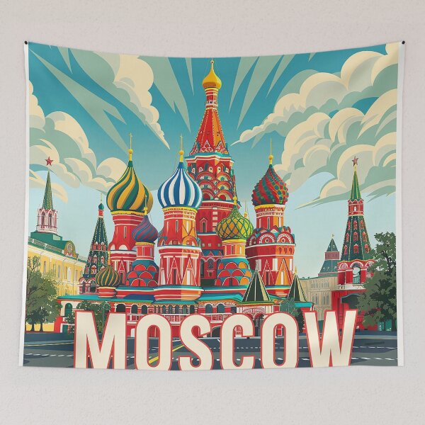Item preview, Moscow Art Moscow Print designed and sold by nomiraclehere.