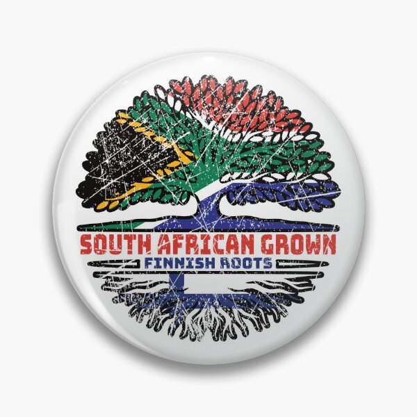 Item preview, Finland Finnish South African South Africa Tree Roots Flag designed and sold by FlagX.