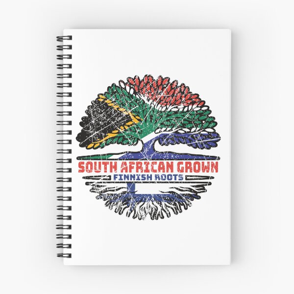 Item preview, Finland Finnish South African South Africa Tree Roots Flag designed and sold by FlagX.