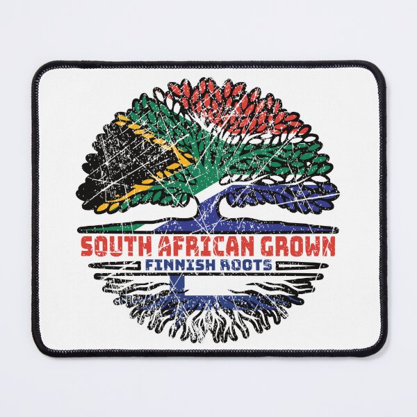 Item preview, Finland Finnish South African South Africa Tree Roots Flag designed and sold by FlagX.