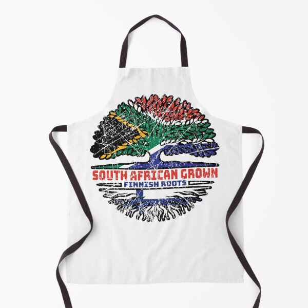 Item preview, Finland Finnish South African South Africa Tree Roots Flag designed and sold by FlagX.