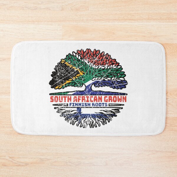 Item preview, Finland Finnish South African South Africa Tree Roots Flag designed and sold by FlagX.
