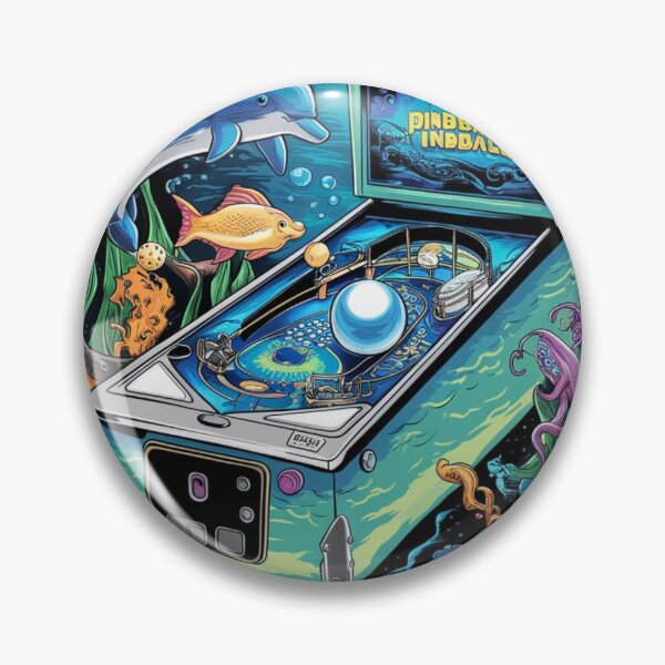 Item preview, Dive into the Deep: Underwater Pinball Adventure for Marine Life and Arcade Enthusiasts designed and sold by AmziLife.