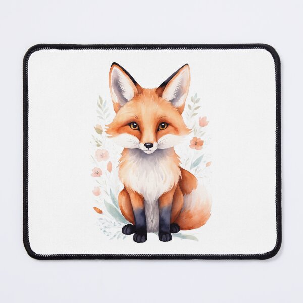 Item preview, Cute Watercolor Fox Art designed and sold by Victoria Riabov.