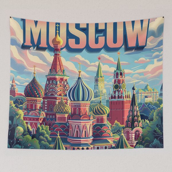 Item preview, Moscow Art Moscow Print designed and sold by nomiraclehere.