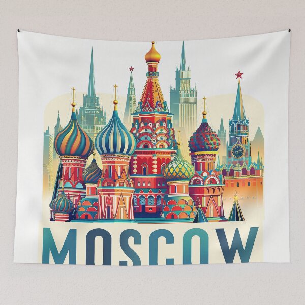 Item preview, Arte de Moscú Impresión de Moscú designed and sold by nomiraclehere.