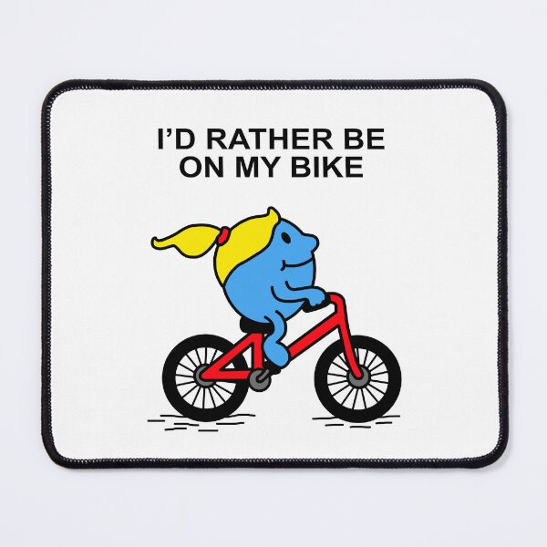 Item preview, Little Miss Id rather be on my bike cyclist designed and sold by Scat the cat.