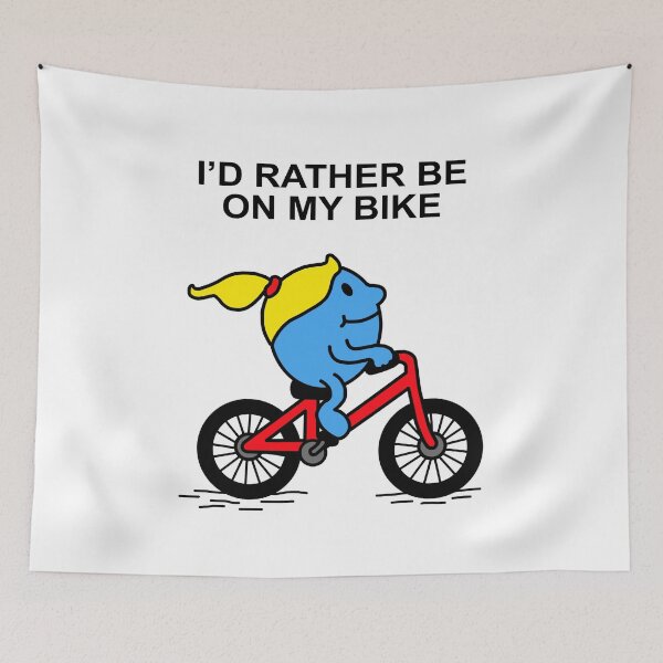 Item preview, Little Miss Id rather be on my bike cyclist designed and sold by Scat the cat.