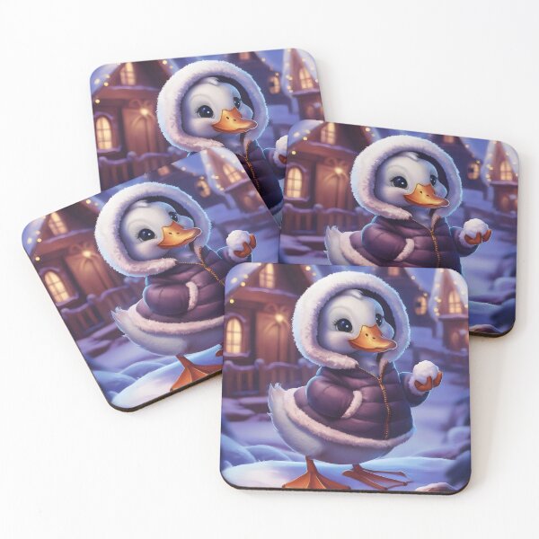Item preview, Christmas duck. designed and sold by MyHappyArtShop.
