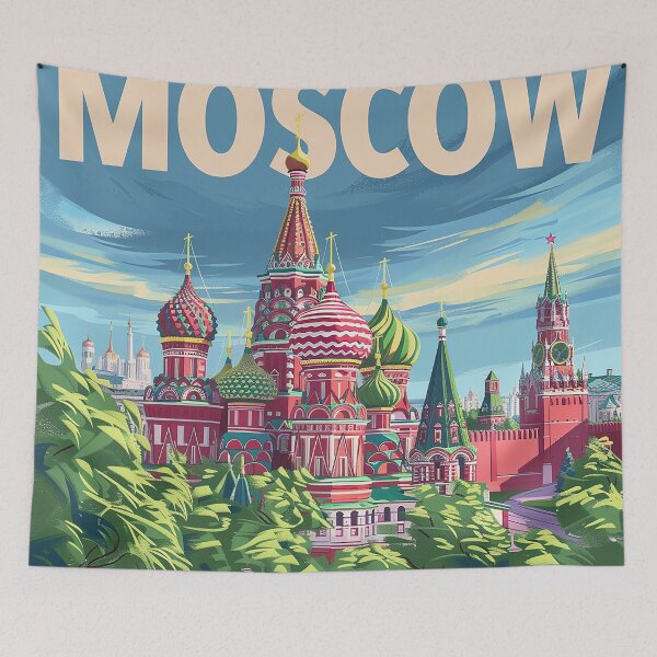 Item preview, Moscow Art Moscow Print designed and sold by nomiraclehere.