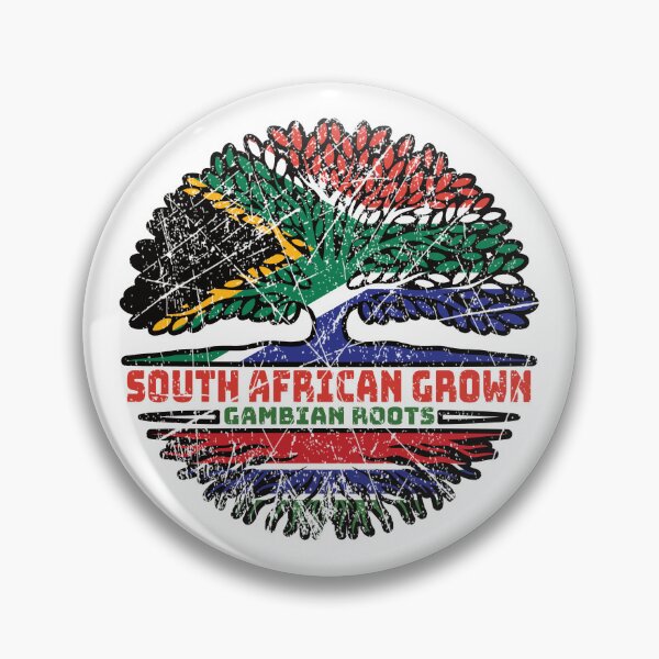 Item preview, Gambia Gambian South African South Africa Tree Roots Flag designed and sold by FlagX.