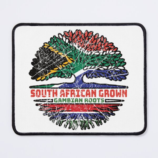 Item preview, Gambia Gambian South African South Africa Tree Roots Flag designed and sold by FlagX.