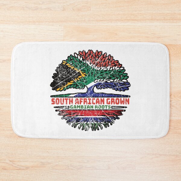 Item preview, Gambia Gambian South African South Africa Tree Roots Flag designed and sold by FlagX.