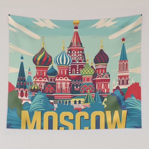 Aperçu de l'œuvre Moscou Art Moscou Imprimer créée et vendue par nomiraclehere.