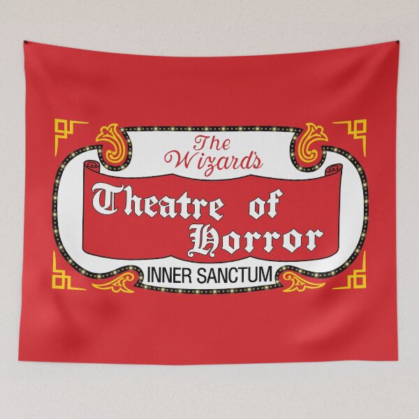 Item preview, Theatre Of Horror sign from Mystery Fun House designed and sold by landronart.